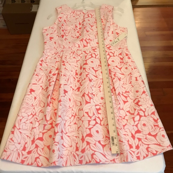 ELIZA J. Floral Sleeveless Midi Dress Fit & Flare Coral Women’s Plus Size 14 - Picture 14 of 16